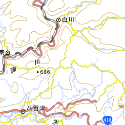 中山道分間延細圖　第十五卷 細久手 御謙 伏見 ColBase