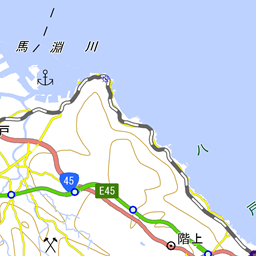 みちのく潮風トレイル 八戸市ルートの登山ルート・コースタイム