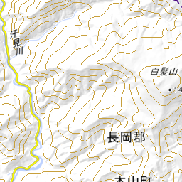 白髪山登山口-白髪山 周回コースの地図・登山ルート・登山口情報