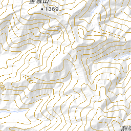 周】金城山（中川新田登山口）<水無コース・滝入コー ス>の地図