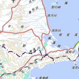 ゴールデンラーチトレイルの登山ルート・コースタイム付き無料登山地図